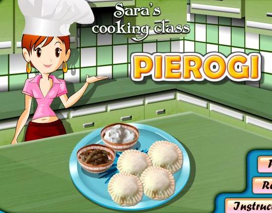 the game sara cooking class pierogi recipe online